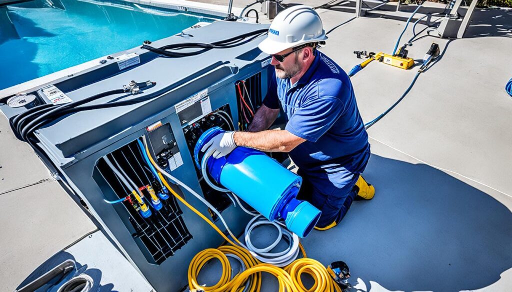 pool equipment installation