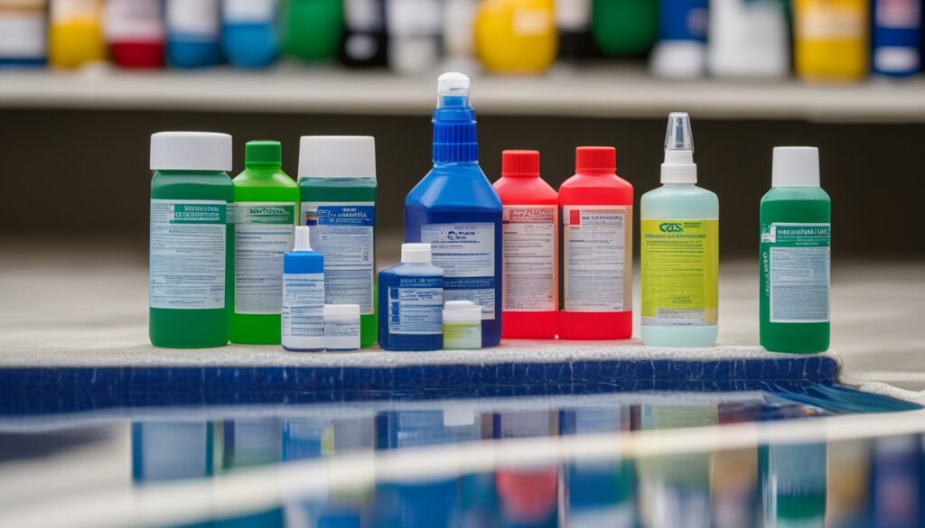 Pool chemical treatment supplies