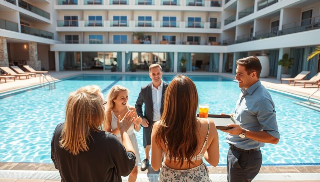 Hotel Pool Communication Strategies