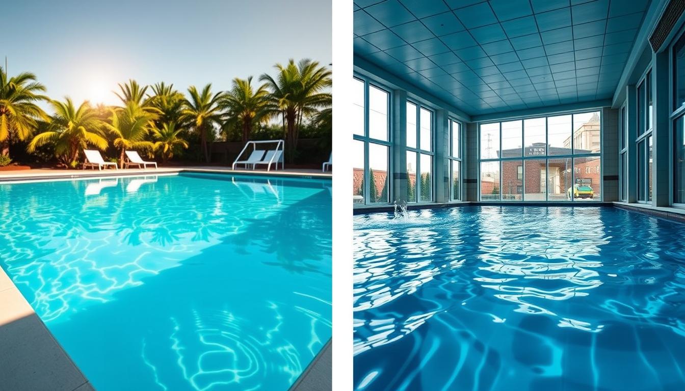 Indoor vs. Outdoor Commercial Pools